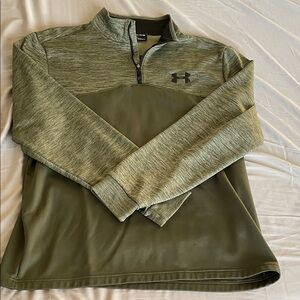 Under Armour Men's Green Quarter-Zip Jacket